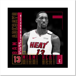 Bam Adebayo Paper Poster Posters and Art